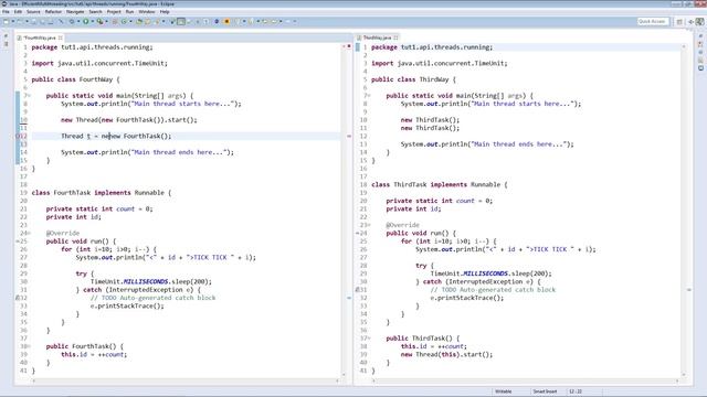 4 Using Threads API Fourth Way смотреть онлайн