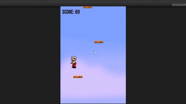 Jumper Game made by unity4.6.2 смотреть онлайн