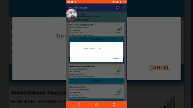 Connect a Wps Available wifi using Android Dumpper. Clip #w1 смотреть онлайн