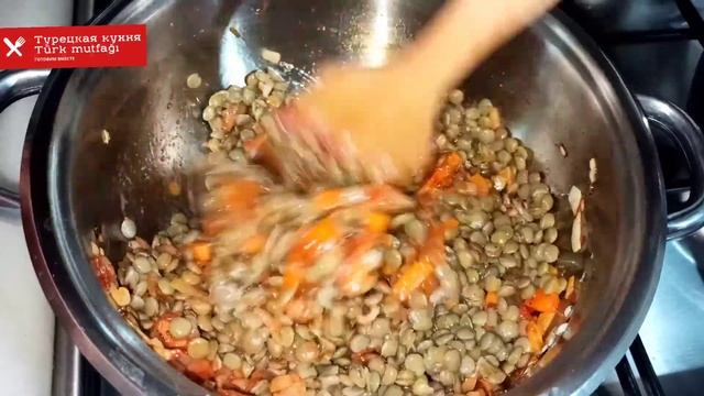 Турецкий СУП ИЗ ЗЕЛЁНОЙ ЧЕЧЕВИЦЫ Yeşil Mercimek çorbası вкусный и сытный, лёгкий в приготовлении