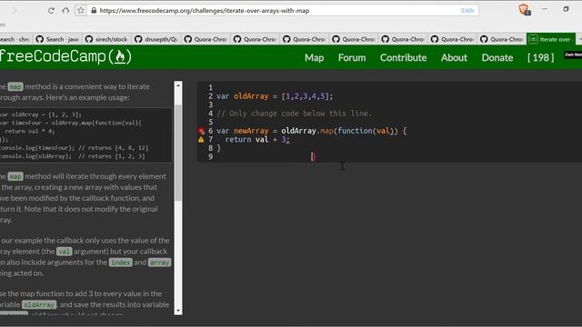Iterate over Arrays with map смотреть онлайн