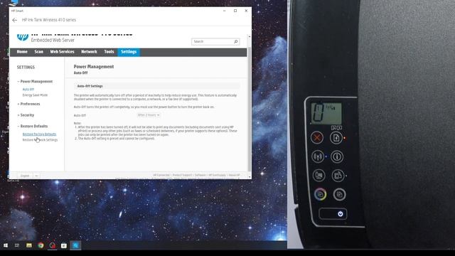 How to Factory Reset HP Ink Tank Wireless 410 Series (410, 415, 419) / Reset all settings on HP TAN смотреть онлайн