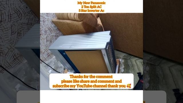 My New Panasonic 2 Ton Split AC 5 Star Inverter AC. ???