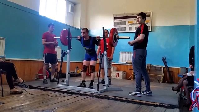 Valery Polyakov,squat 190 kg. смотреть онлайн