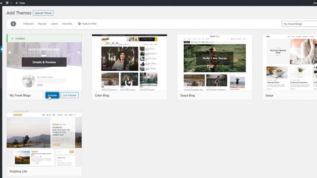 How to Install and Activate My Travel Blogs WordPress theme? смотреть онлайн
