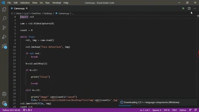 How to open Camera by Python Codes. смотреть онлайн