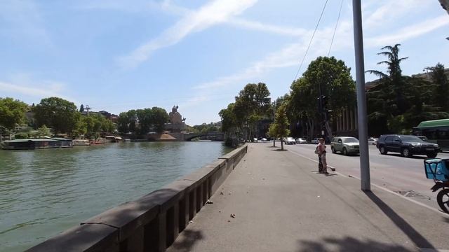 Tbilisi, Georgia Walking Tour 4K. [August 2022]. Old Tbilisi.