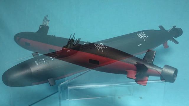 USS SSN-21 Seawolf (BRONCO 1:350)
