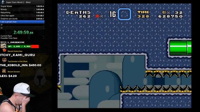 Mario Grew Up, But Still Trolls Poo! Super DRAM World 2 Part 14 смотреть онлайн