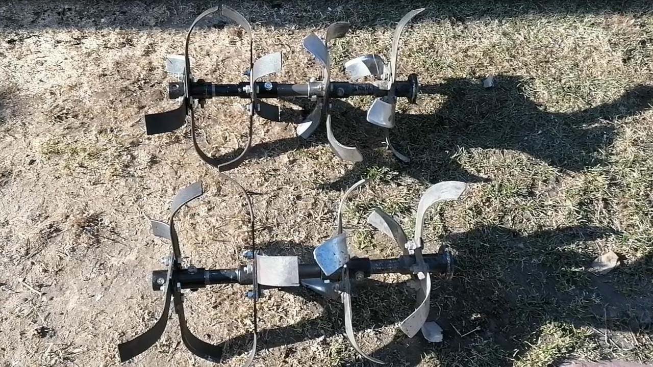 Сдвоенные почвофрезы для мотоблока своими руками смотреть онлайн