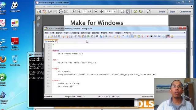 Running OVM Codes with Makefile in Windows смотреть онлайн