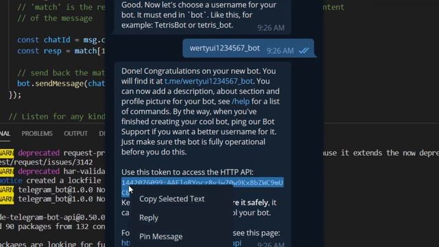 Telegram|Bots|nodeJS-3 - برمجة اول بوت تليركرام смотреть онлайн