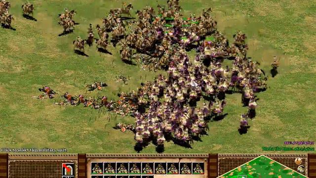 AoE 2 CONQUERORS - 120 ELITE MANGUDAI vs 150 ELITE TARKAN смотреть онлайн