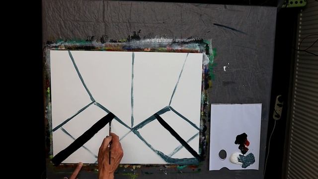 Paint like Hedda Sterne – American female painter artist - Post war art смотреть онлайн