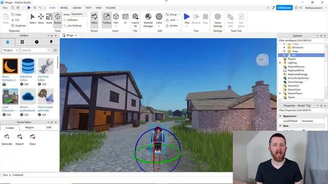Roblox Studio How to Add Your Own Character (or Someone Elses) смотреть онлайн