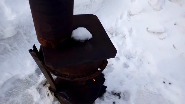 Как горит печь на отработанном масле смотреть онлайн