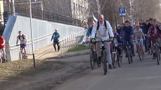 Велопробег по Вятским Полянам. 16 апреля 2016 год. смотреть онлайн