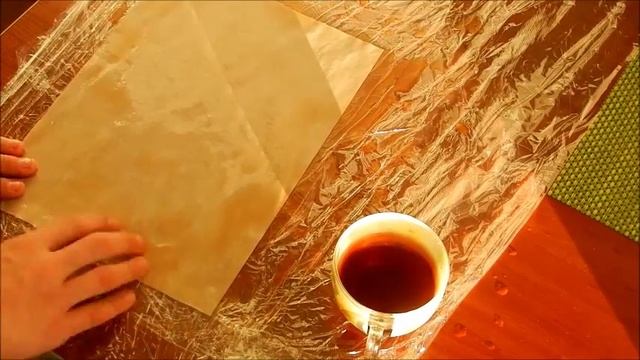 как сделать древнюю бумагу смотреть онлайн