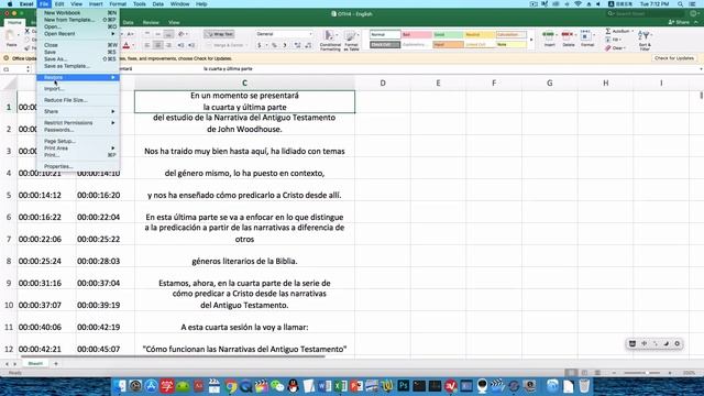 How to convert subtitles in Excel file to SRT file смотреть онлайн