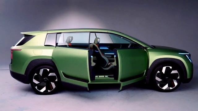 Все подробности! Новая Skoda Vision 7S 2023. Интерьер и экстерьер, а так же ожидания.