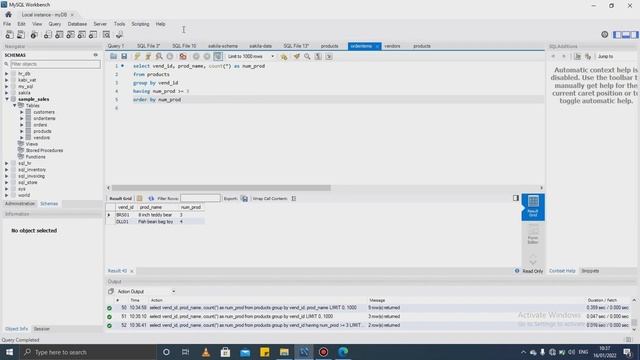 10.2 Grouping DataHaving on SQL смотреть онлайн