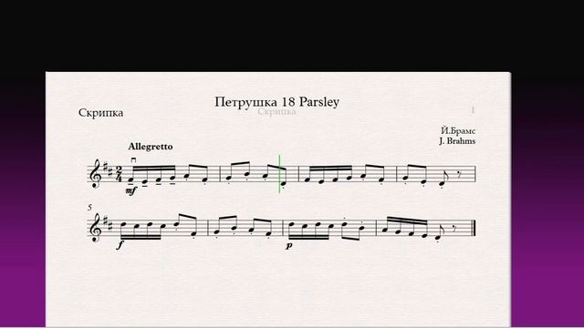 Петрушка 18 Parsley(Скрипка)/(Violin)Скрипка 2 класс / Violin 2 grade смотреть онлайн