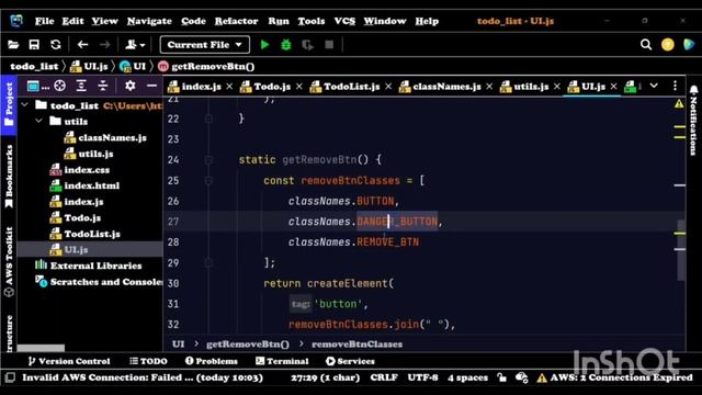 Список дел на JavaScript. Практикуем ООП смотреть онлайн