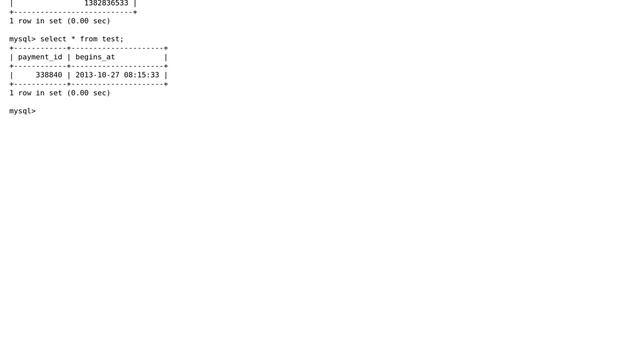 Databases: Why does MySQL calculate a wrong timestamp when using FROM_UNIXTIME? смотреть онлайн