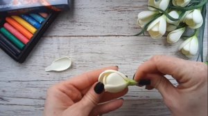 Крокусы из фоамирана. Очень быстро и легко.