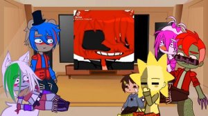 реакция фнаф 9 на...//да-да я вернулась//5/? :3