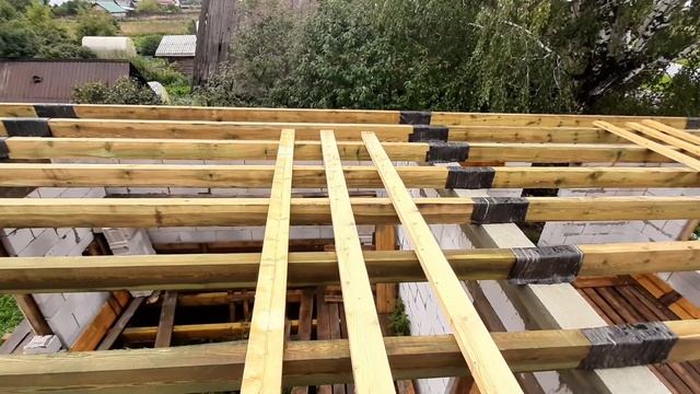 Деревянные перекрытия между этажами в доме из газобетона. Строим своими руками смотреть онлайн