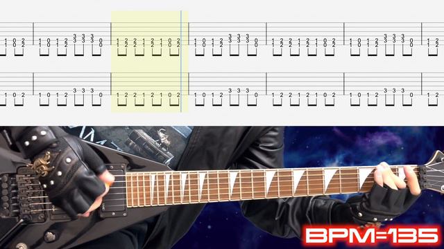 Metallica - St. Anger (normal tuning)【TAB + BPM=100~185】 смотреть онлайн