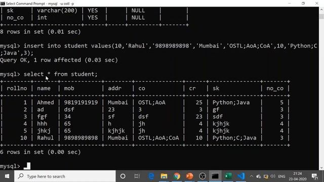 #7 Python with MySQL смотреть онлайн
