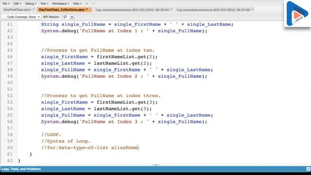 List and Set in Apex | Salesforce Learning смотреть онлайн