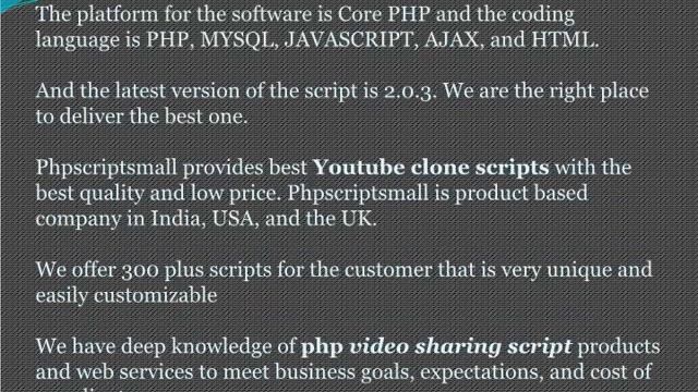 Youtube Clone script | PHP Video Sharing Script | Youtube Script смотреть онлайн