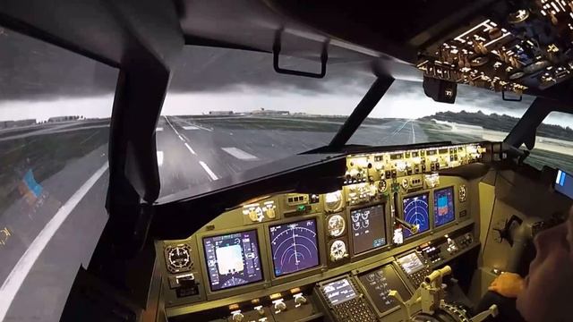 Экстренная посадка во Внуково, UUWW. Столкновение с птицами. Emergency landing смотреть онлайн