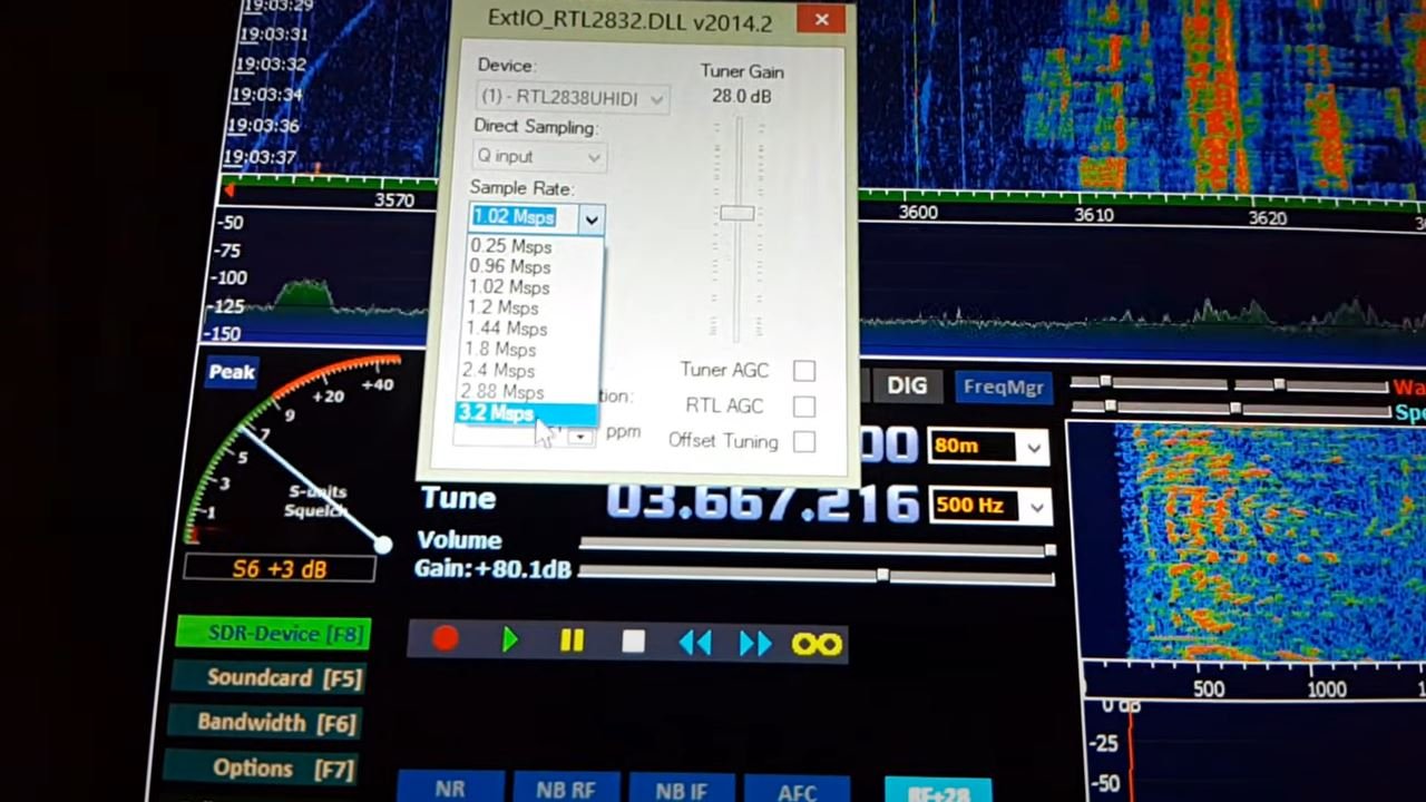 [Natalex] Полоса пропускания для USB-SDR на китайском планшете Prestigio MultiPad Visconte Quad 3G.. смотреть онлайн
