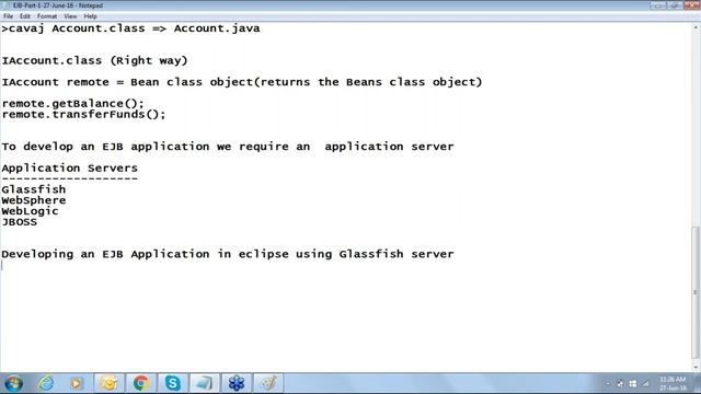 Advance Java Tutorial for Beginners | Session - 16 | EJB - Part 1 | rajonlinetrainings смотреть онлайн