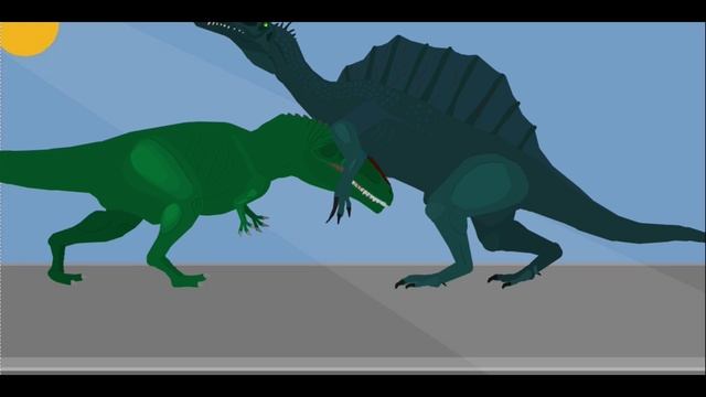 Epic Dinosaur Battle | T-rex Rampage (Dinosaurs vs Humans) - Pivot Animator смотреть онлайн