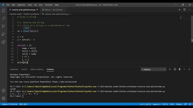 Reverse a string and check palindrome in Python - தமிழ் | Marana Coder смотреть онлайн