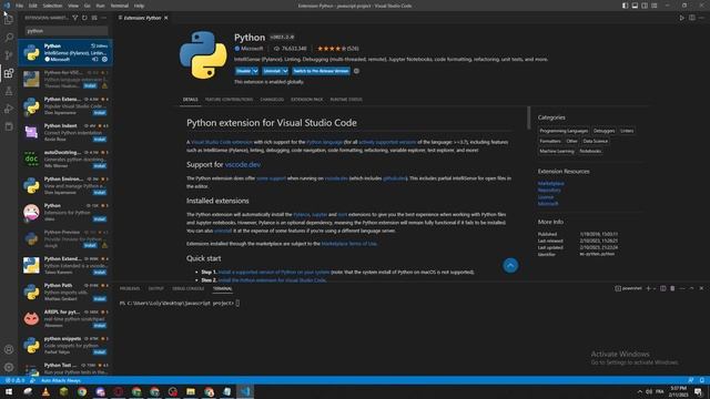 How To Install Python Package Visual Studio Code Tutorial