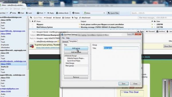 Mozilla Thunderbird - How to Create Email Templates Easily