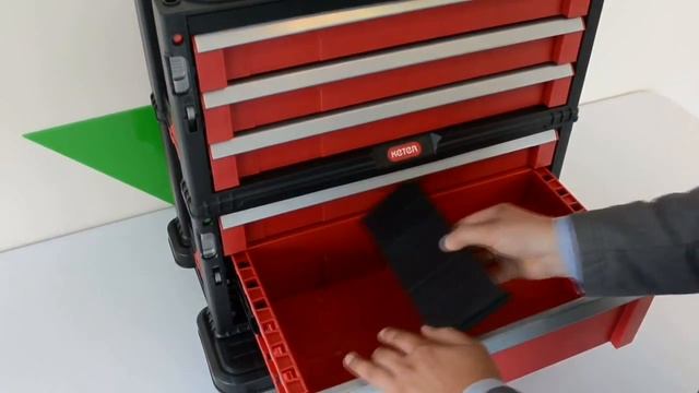 Kaste priekš instrumentiem KETER ar 5 atvilktnēm Ящик для инструментов смотреть онлайн