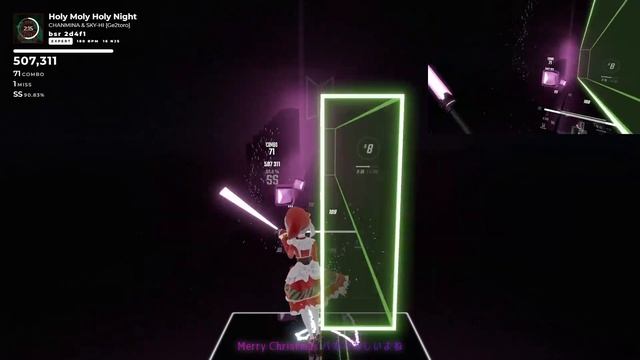 【BeatSaber】Holy Moly Holy Night【Oculus Quest 2だけでトラッキング】 смотреть онлайн