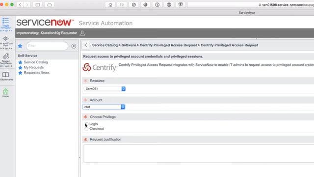 How to Request Access via the Centrify Privileged Access Request Application for ServiceNow смотреть онлайн