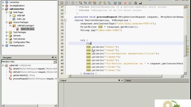 jsp sql server database connection example -java sql netbeans #techpozo смотреть онлайн