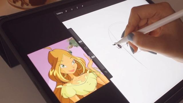 Sketch with me ? - Procreate on iPad Pro 12.9 ✨ смотреть онлайн