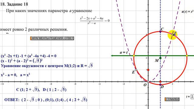 УРАВНЕНИЕ С ПАРАМЕТРОМ к ОГЭ и ЕГЭ VictorSh 230619 смотреть онлайн