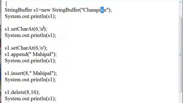 Learn Java Tutorial 21 String Buffer and its functions with example смотреть онлайн