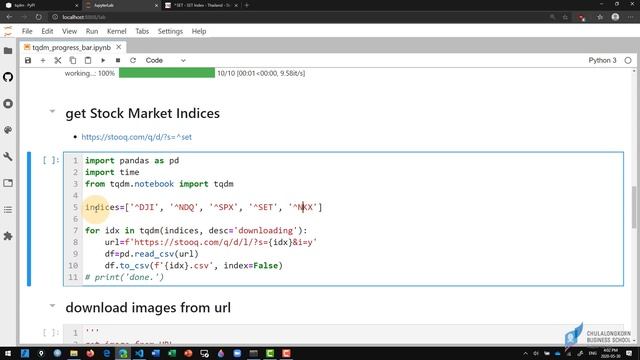 สอนไพธอน Python: การใช้ tqdm เพื่อสร้าง progress meter смотреть онлайн